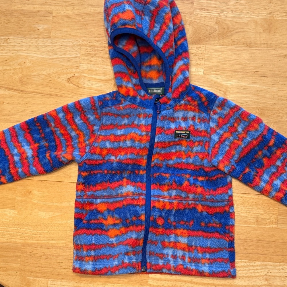 L.L. Bean Kids' Vibrant Fleece Jacket 3T
